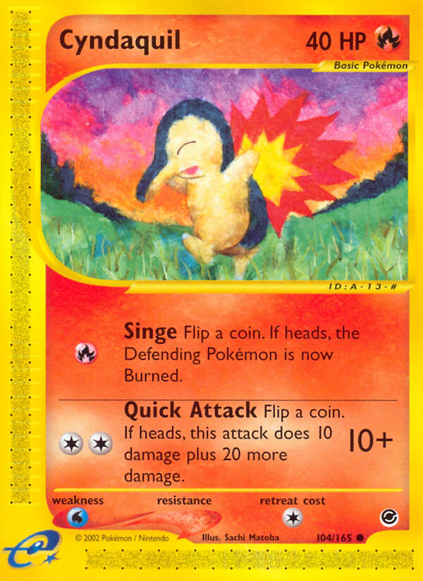 Cyndaquil (104/165) [Expedition: Base Set] | Rock City Comics