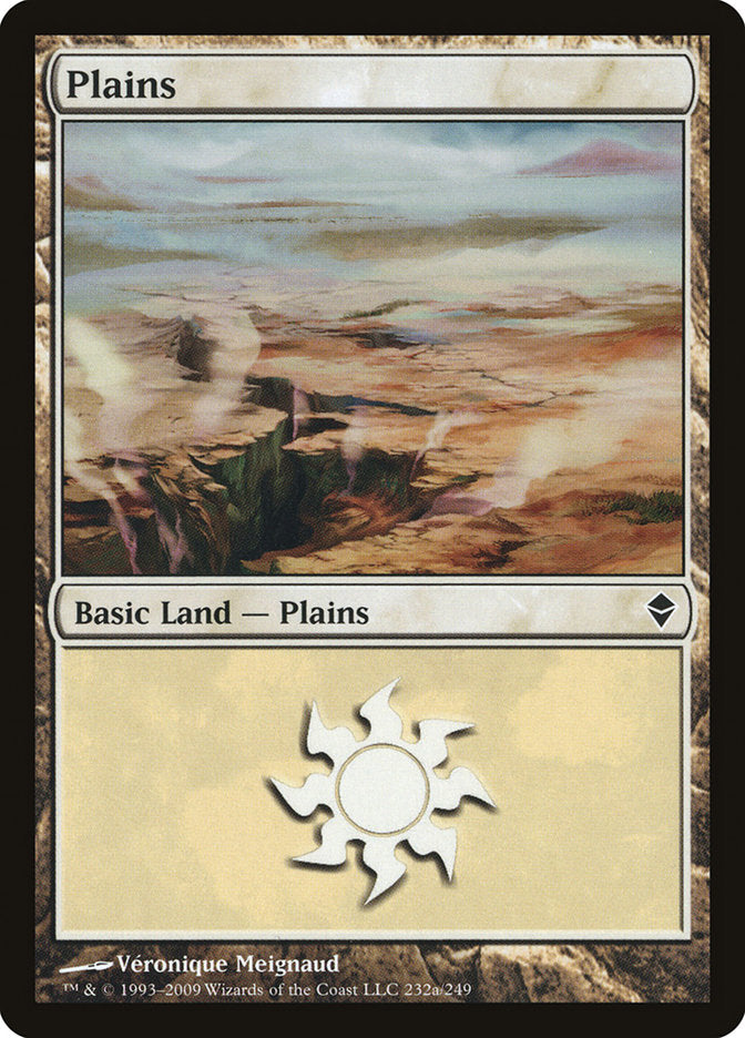 Plains (232a) [Zendikar] | Rock City Comics