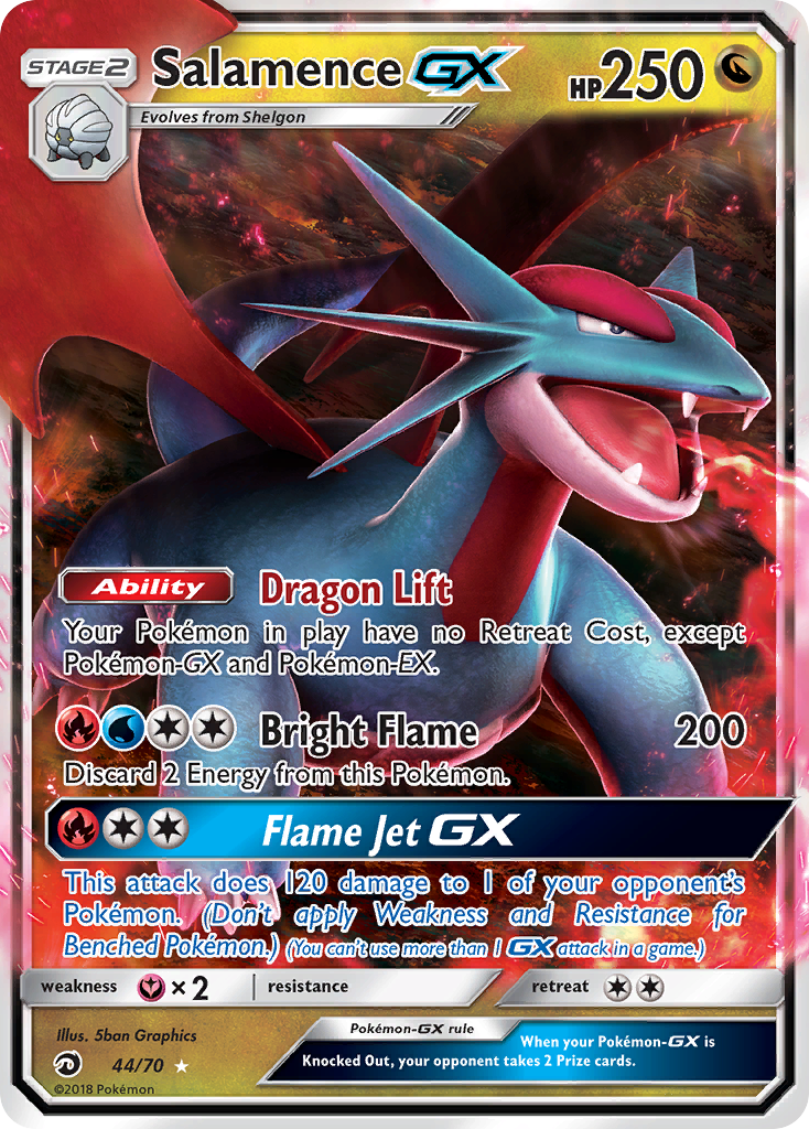 Salamence GX (44/70) [Sun & Moon: Dragon Majesty] | Rock City Comics