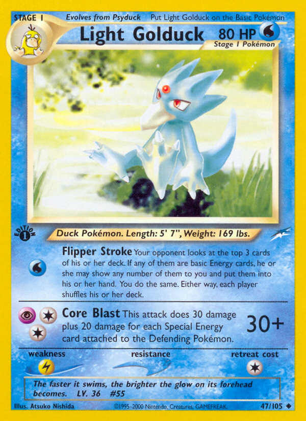 Light Golduck (47/105) [Neo Destiny 1st Edition] | Rock City Comics