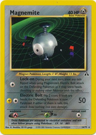 Magnemite (26/75) [Neo Discovery Unlimited] | Rock City Comics