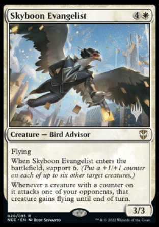 Skyboon Evangelist (Promo Pack) [Streets of New Capenna Commander Promos] | Rock City Comics