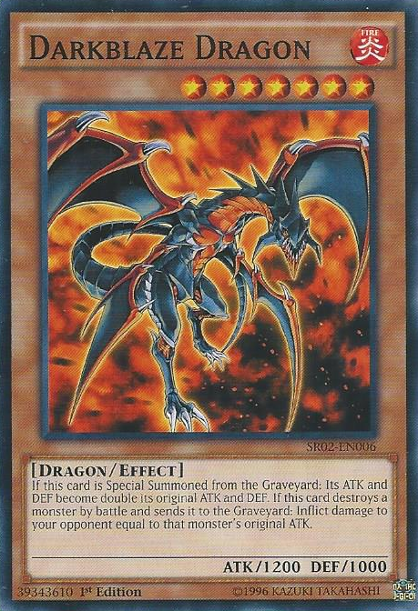 Darkblaze Dragon [SR02-EN006] Common | Rock City Comics