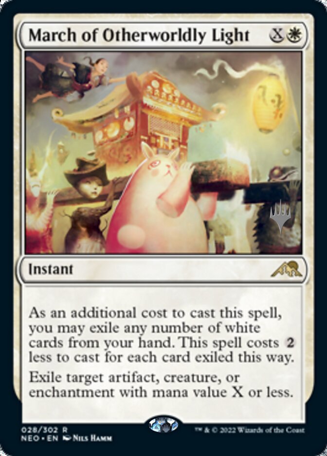March of Otherworldly Light (Promo Pack) [Kamigawa: Neon Dynasty Promos] | Rock City Comics