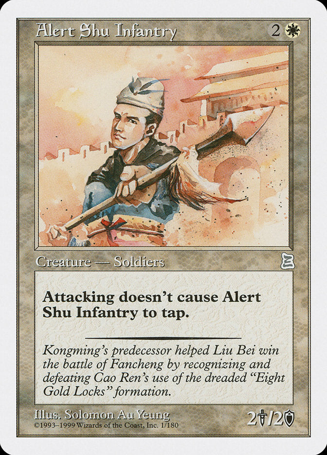 Alert Shu Infantry [Portal Three Kingdoms] | Rock City Comics