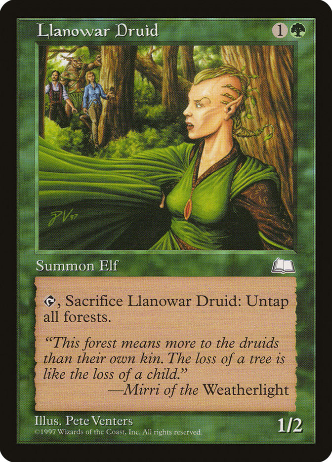 Llanowar Druid [Weatherlight] | Rock City Comics