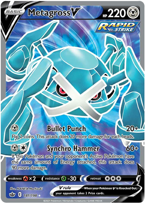 Metagross V (181/198) [Sword & Shield: Chilling Reign] | Rock City Comics