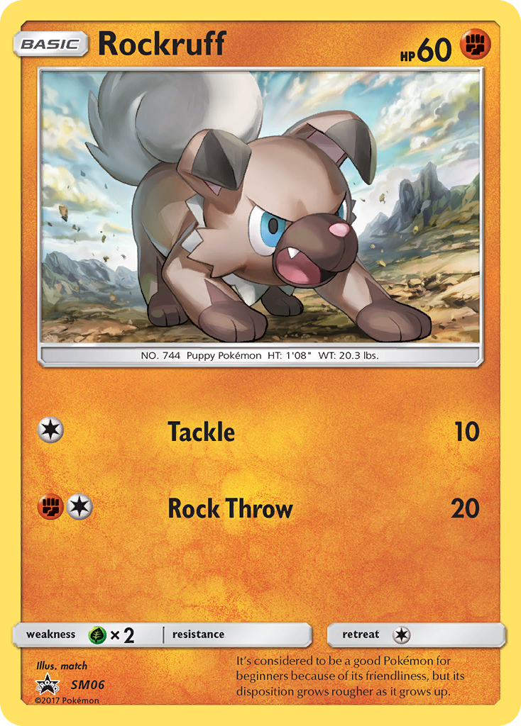 Rockruff (SM06) [Sun & Moon: Black Star Promos] | Rock City Comics