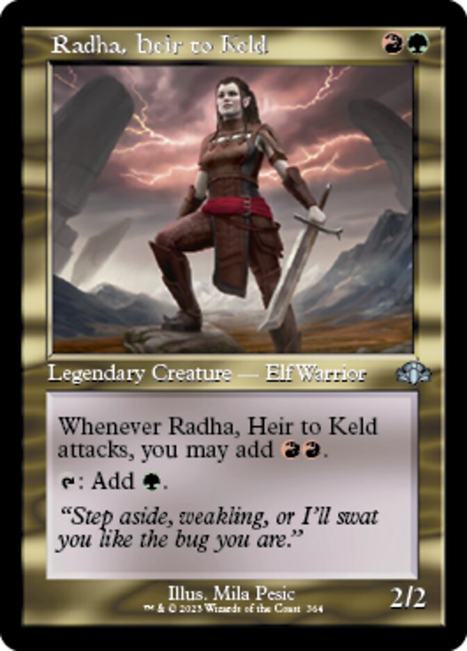 Radha, Heir to Keld (Retro) [Dominaria Remastered] | Rock City Comics