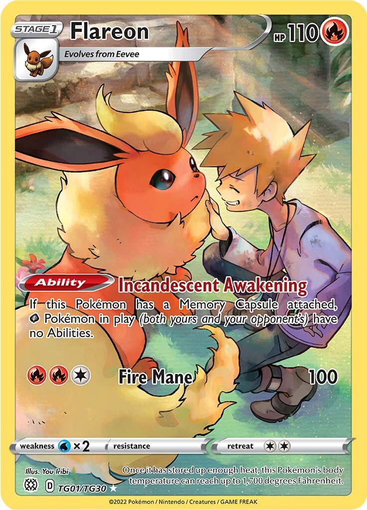 Flareon (TG01/TG30) [Sword & Shield: Brilliant Stars] | Rock City Comics