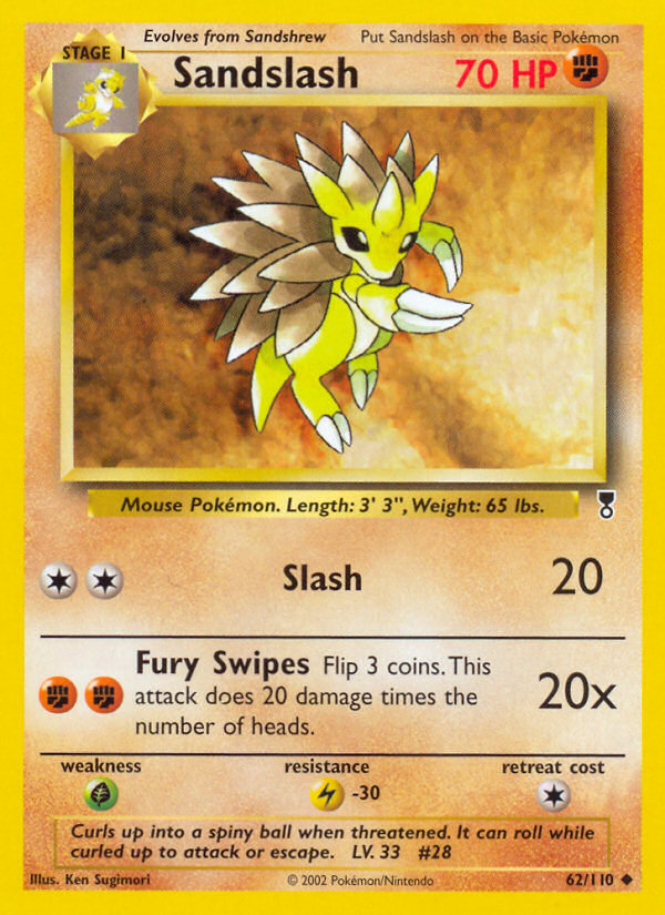 Sandslash (62/110) [Legendary Collection] | Rock City Comics