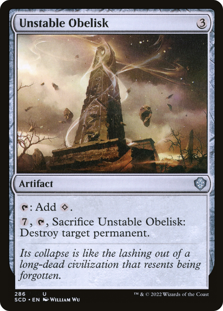 Unstable Obelisk [Starter Commander Decks] | Rock City Comics