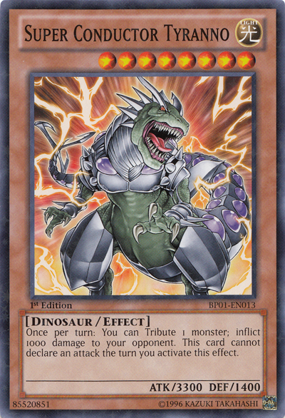 Super Conductor Tyranno [BP01-EN013] Starfoil Rare | Rock City Comics