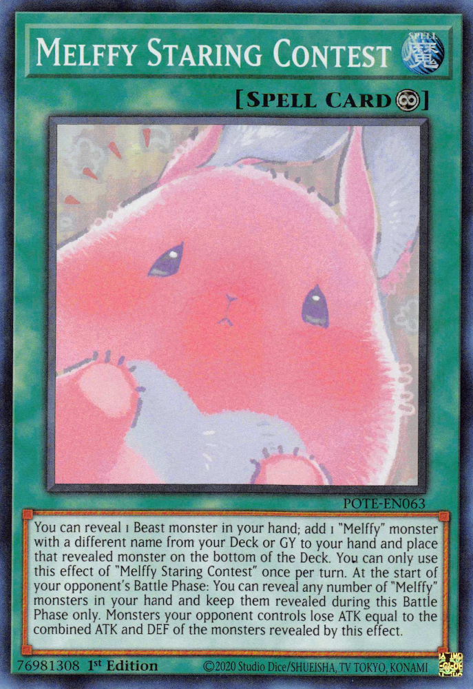 Melffy Staring Contest [POTE-EN063] Super Rare | Rock City Comics
