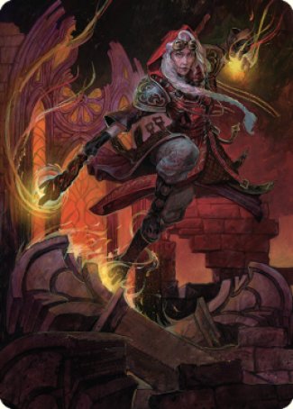 Jaya, Fiery Negotiator Art Card 2 [Dominaria United Art Series] | Rock City Comics