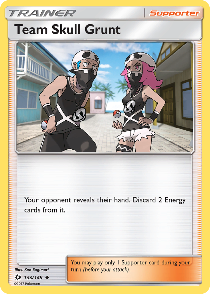 Team Skull Grunt (133/149) [Sun & Moon: Base Set] | Rock City Comics