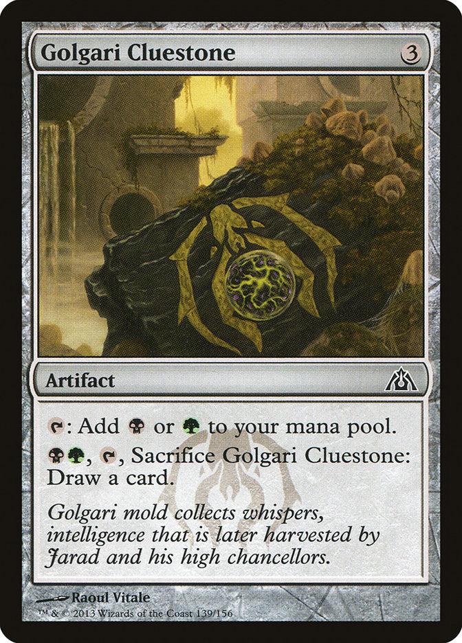 Golgari Cluestone [Dragon's Maze] | Rock City Comics