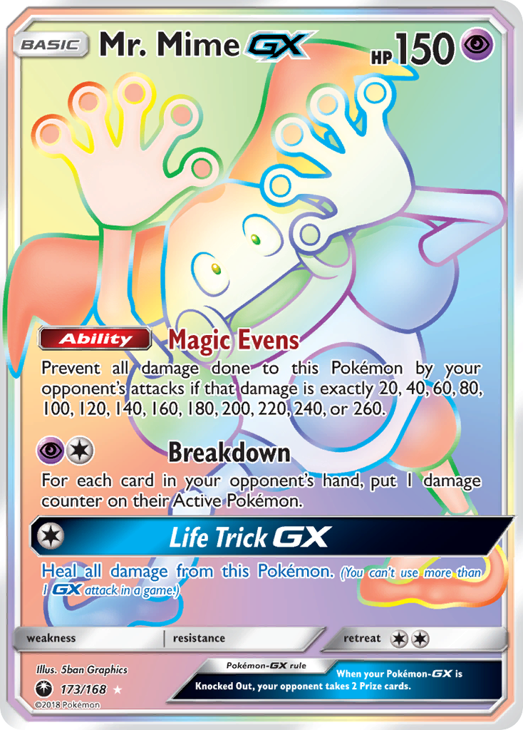 Mr. Mime GX (173/168) [Sun & Moon: Celestial Storm] | Rock City Comics