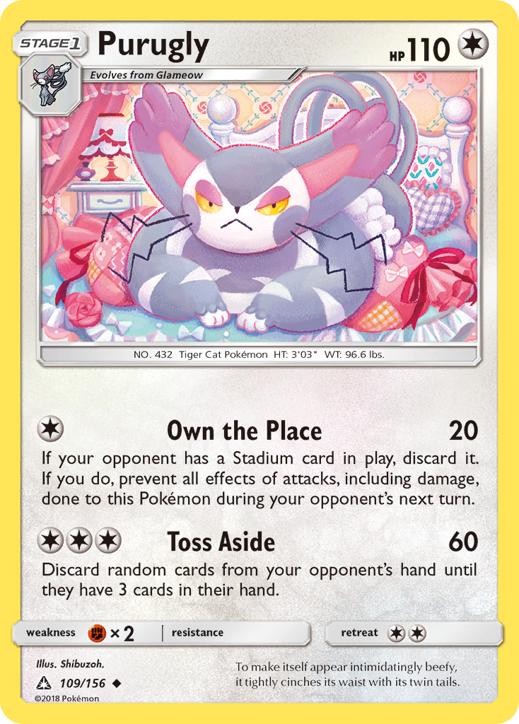 Purugly (109/156) [Sun & Moon: Ultra Prism] | Rock City Comics