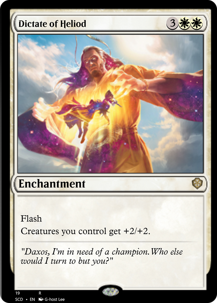 Dictate of Heliod [Starter Commander Decks] | Rock City Comics