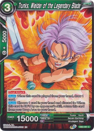 Trunks, Wielder of the Legendary Blade [DB3-061] | Rock City Comics