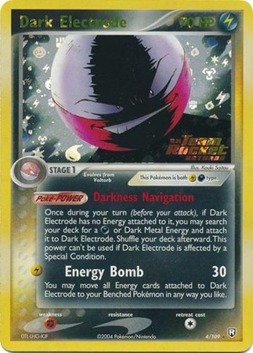 Dark Electrode (4/109) (Stamped) [EX: Team Rocket Returns] | Rock City Comics