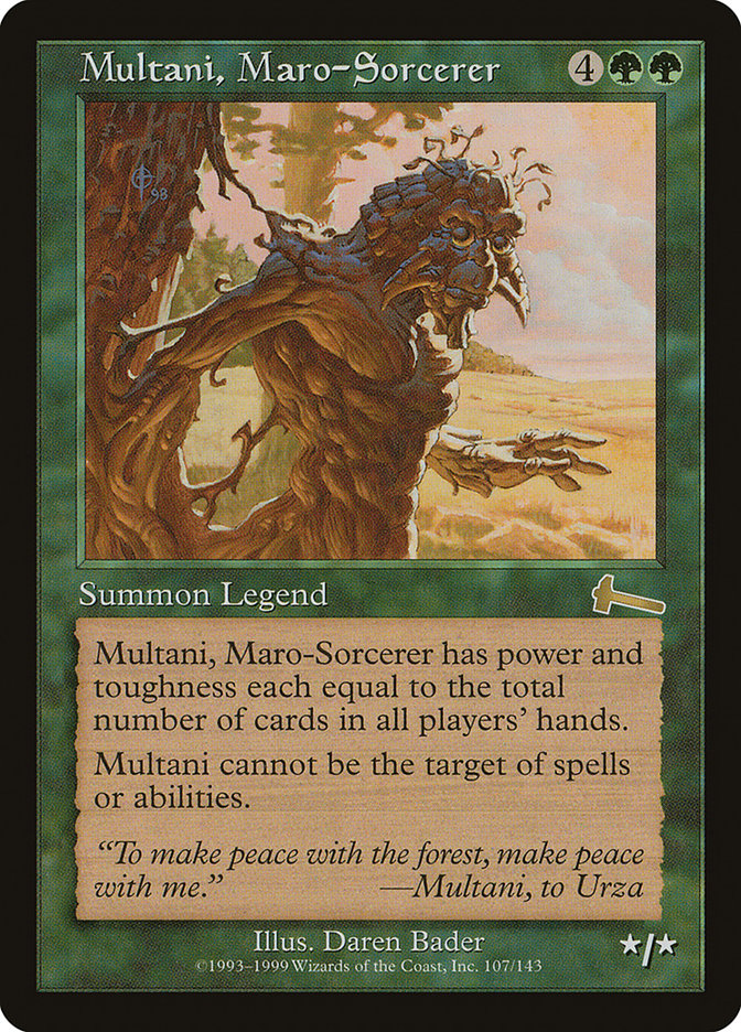 Multani, Maro-Sorcerer [Urza's Legacy] | Rock City Comics