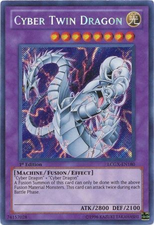 Cyber Twin Dragon [LCGX-EN180] Secret Rare | Rock City Comics