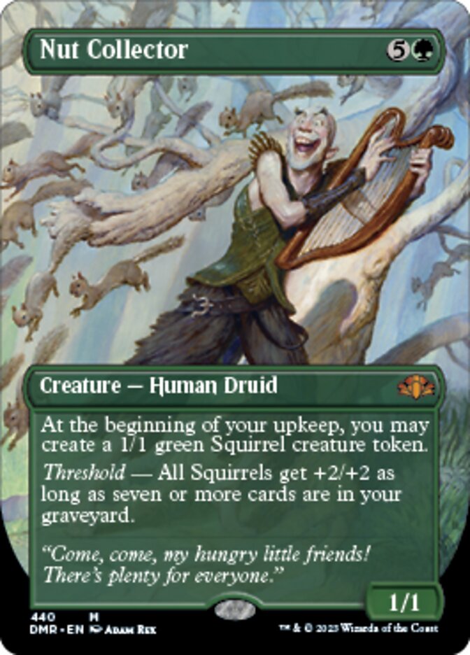 Nut Collector (Borderless Alternate Art) [Dominaria Remastered] | Rock City Comics