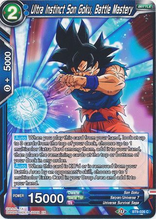 Ultra Instinct Son Goku, Battle Mastery [BT9-026] | Rock City Comics