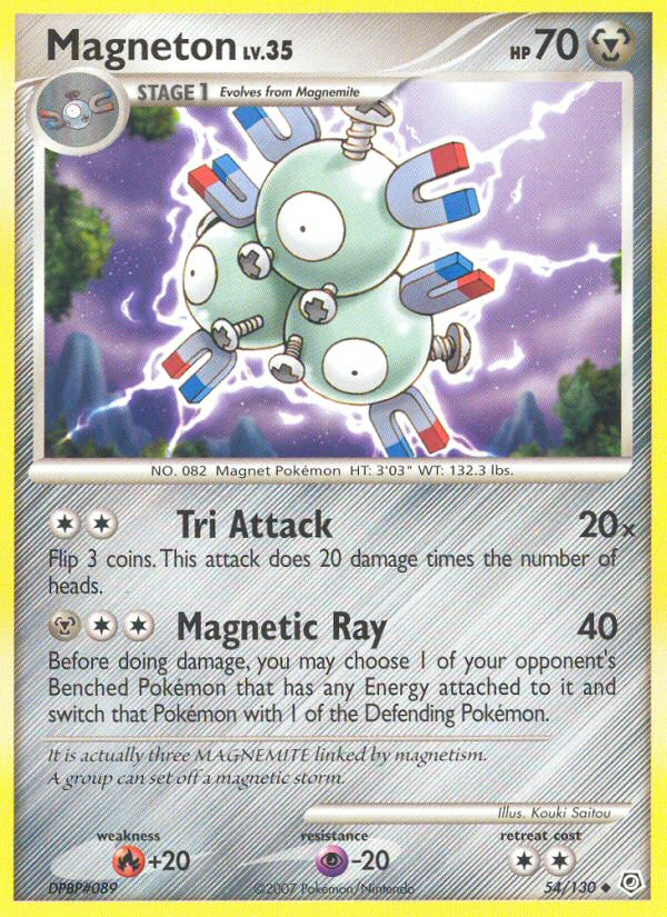 Magneton (54/130) [Diamond & Pearl: Base Set] | Rock City Comics