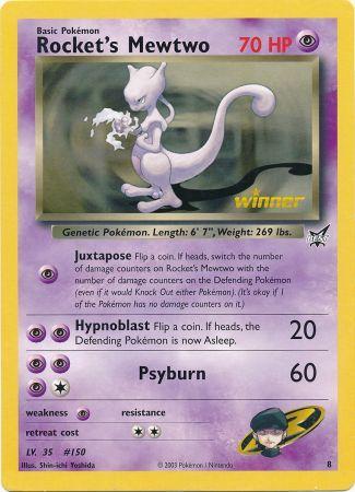 Rocket's Mewtwo (8) (Jumbo Card) [Best of Promos] | Rock City Comics