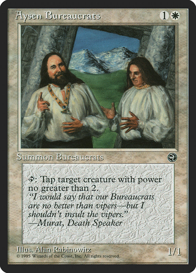 Aysen Bureaucrats (Murat Flavor Text) [Homelands] | Rock City Comics