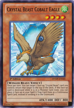 Crystal Beast Cobalt Eagle [RYMP-EN045] Super Rare | Rock City Comics