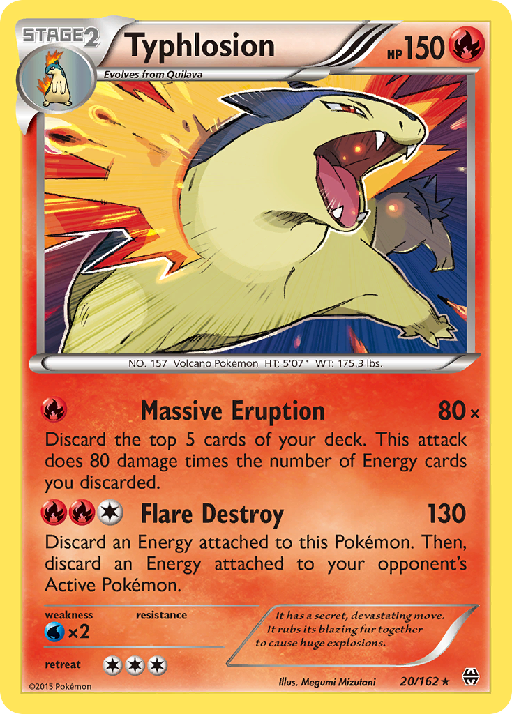 Typhlosion (20/162) [XY: BREAKthrough] | Rock City Comics