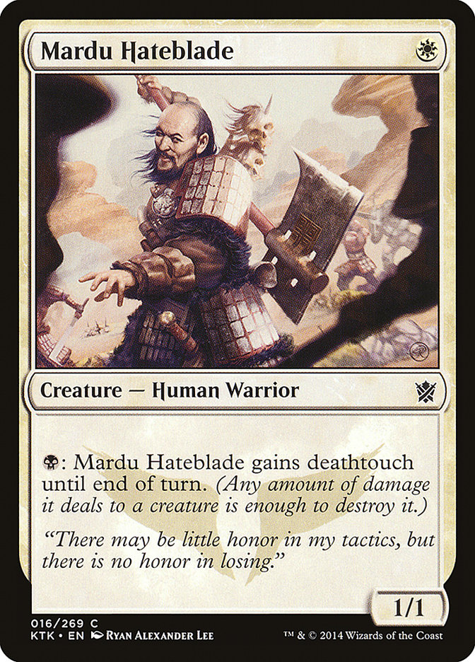 Mardu Hateblade [Khans of Tarkir] | Rock City Comics