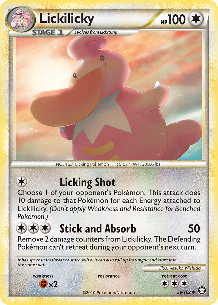 Lickilicky (38/102) [HeartGold & SoulSilver: Triumphant] | Rock City Comics