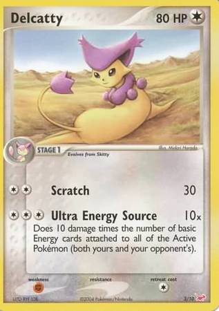 Delcatty (3/10) [EX: Trainer Kit - Latias] | Rock City Comics