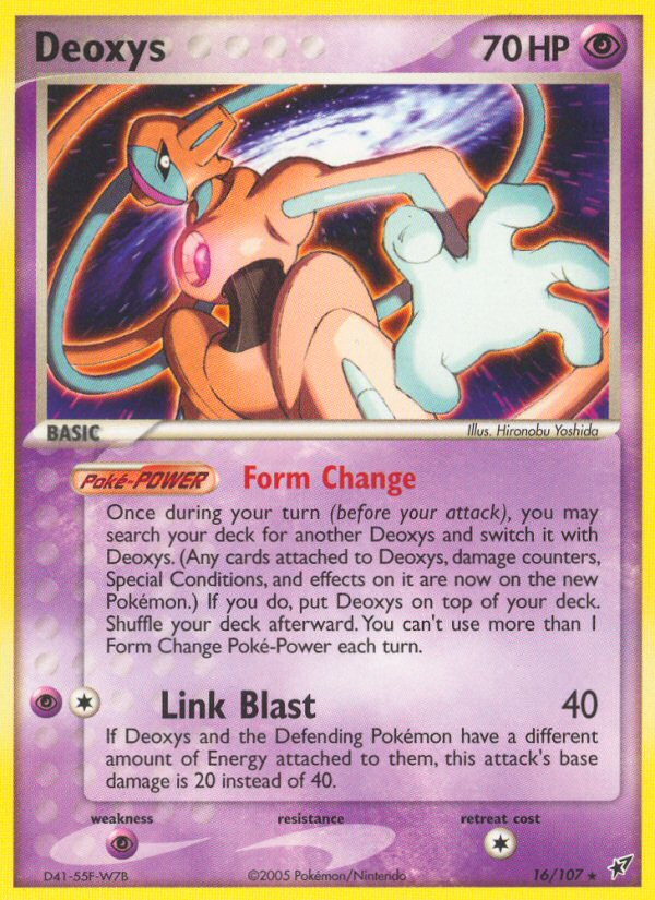 Deoxys (16/107) [EX: Deoxys] | Rock City Comics