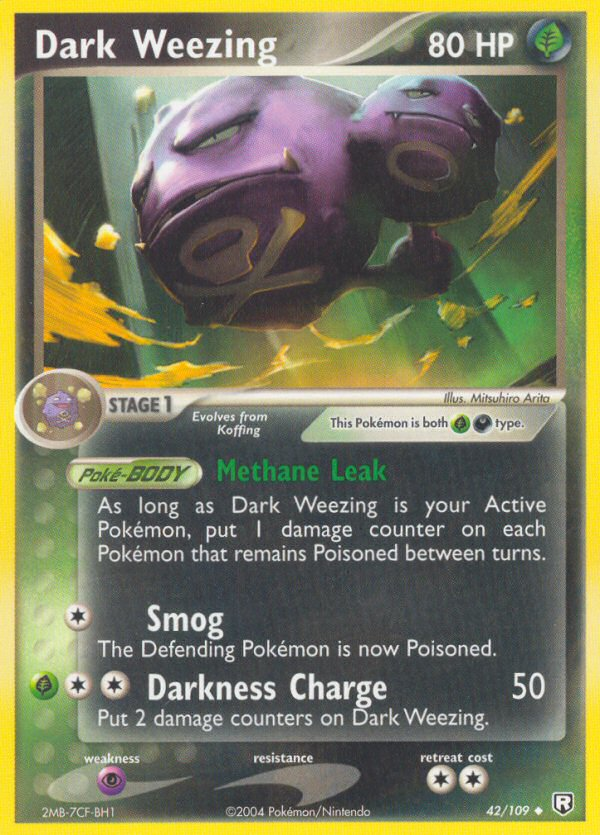 Dark Weezing (42/109) [EX: Team Rocket Returns] | Rock City Comics