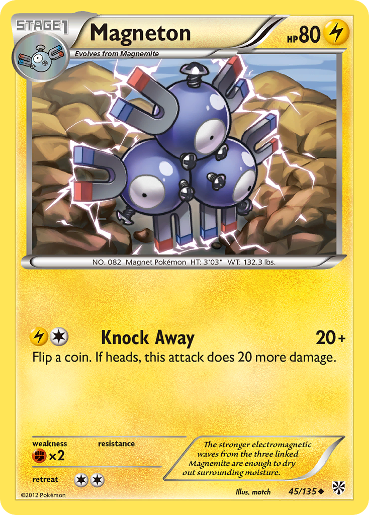 Magneton (45/135) [Black & White: Plasma Storm] | Rock City Comics