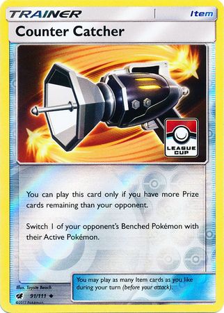 Counter Catcher (91/111) (League Promo) [Sun & Moon: Crimson Invasion] | Rock City Comics