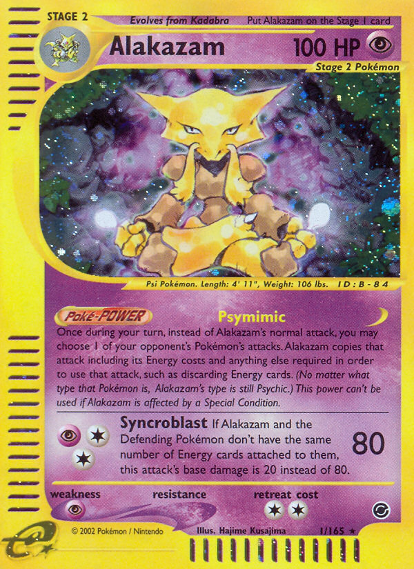 Alakazam (1/165) [Expedition: Base Set] | Rock City Comics