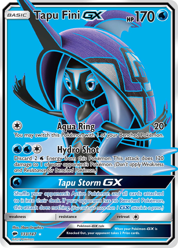 Tapu Fini GX (133/147) [Sun & Moon: Burning Shadows] | Rock City Comics