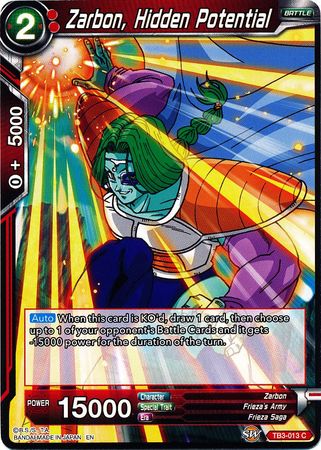 Zarbon, Hidden Potential [TB3-013] | Rock City Comics