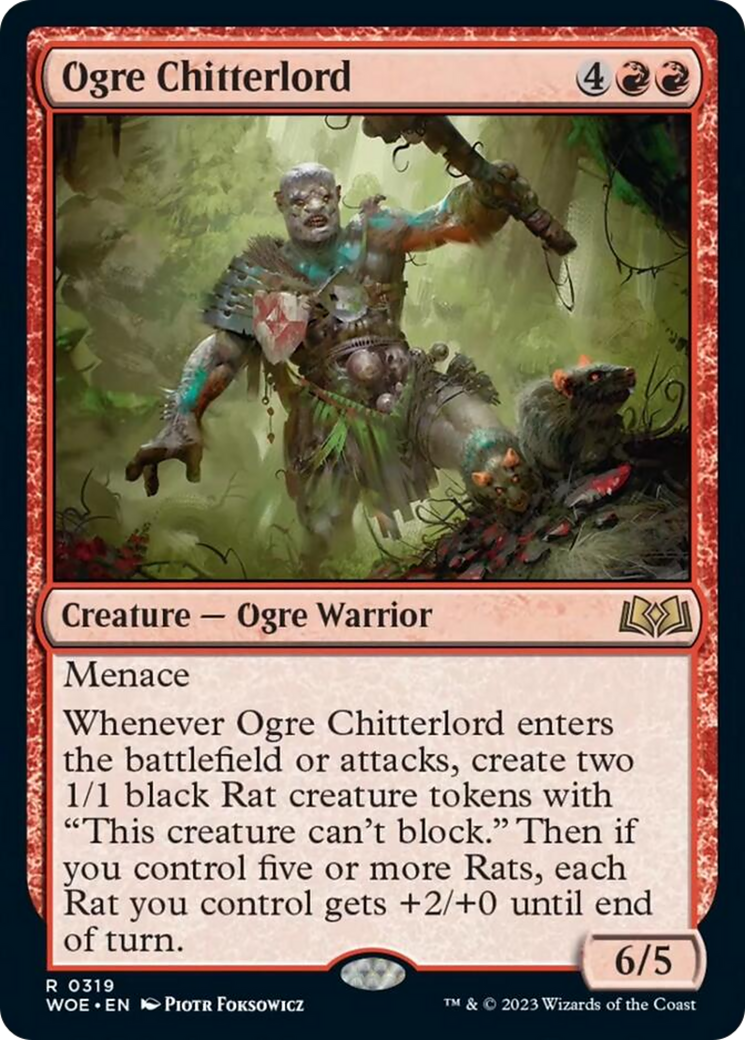 Ogre Chitterlord [Wilds of Eldraine] | Rock City Comics