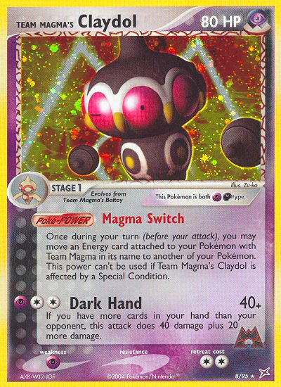 Team Magma's Claydol (8/95) [EX: Team Magma vs Team Aqua] | Rock City Comics