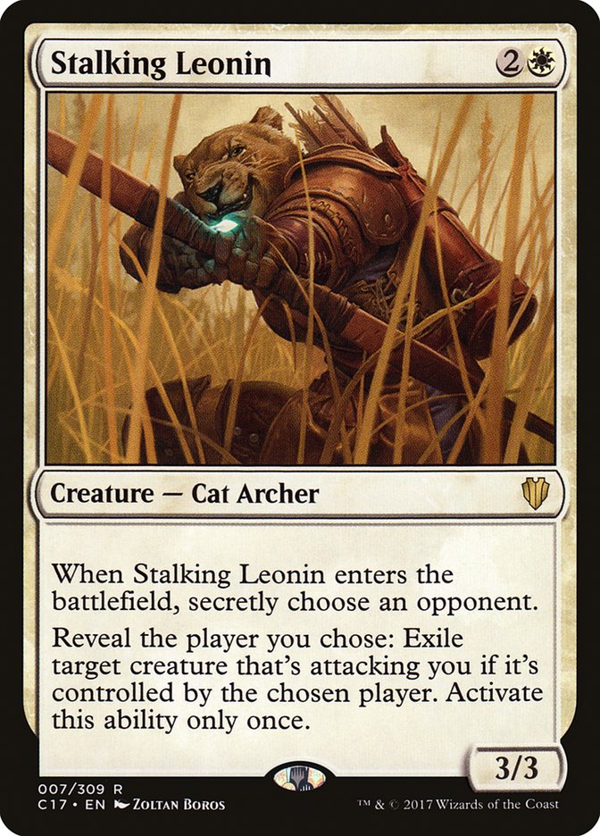 Stalking Leonin [Commander 2017] | Rock City Comics