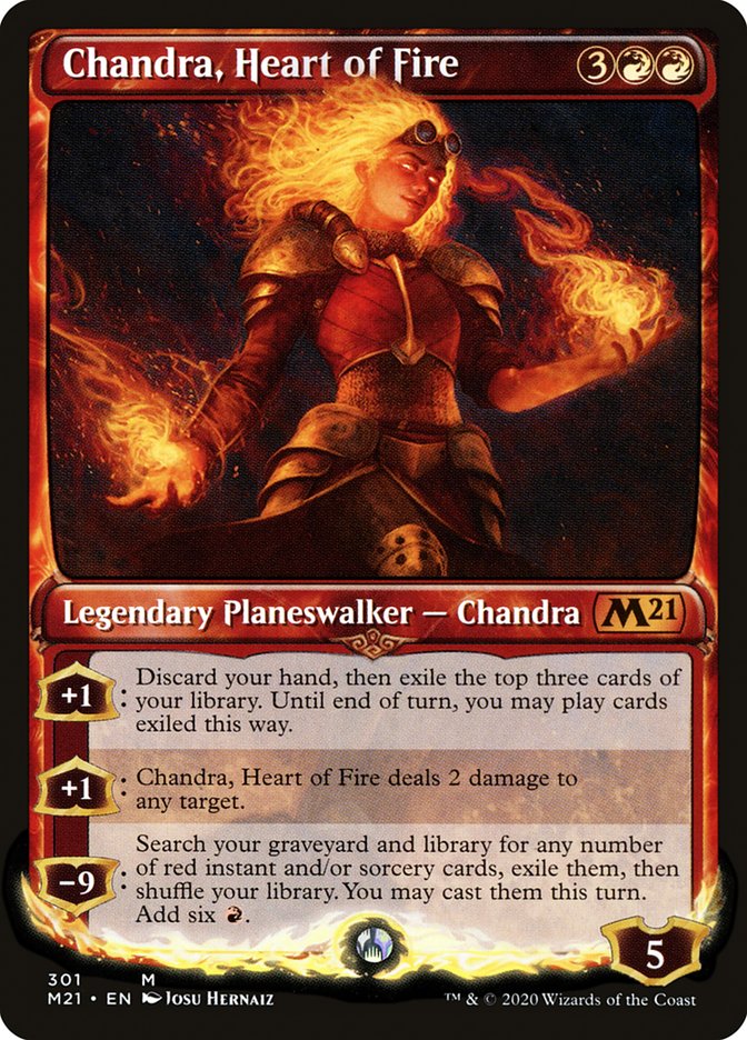 Chandra, Heart of Fire (Showcase) [Core Set 2021] | Rock City Comics