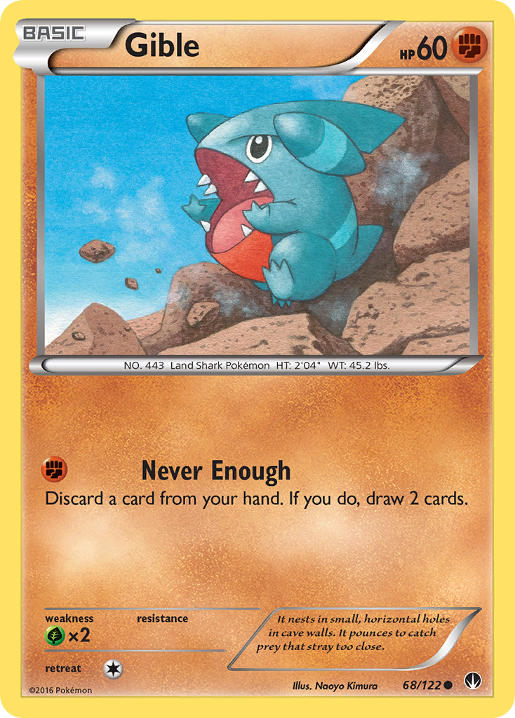 Gible (68/122) [XY: BREAKpoint] | Rock City Comics